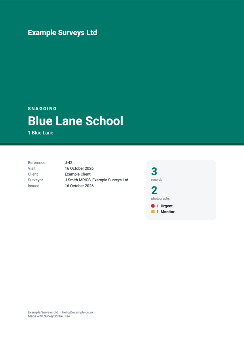 PDF cover page